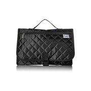 Simplily Co. Carry-on Underseat Shoulder Bag | Black Quilted
