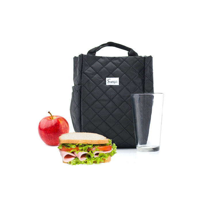 THEA Expandable Quilted Insulated Lunch Bag 